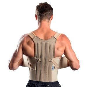 FAJA DORSO LUMBAR CON VARILLAS DE ALUMINIO