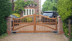 Automated timber gates