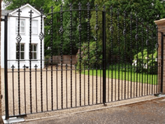 Decorative residential gates