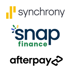 Synchrony Logo Snap Finance Logo Afterpay Logo for Financing with us | Van Dorn Auto Repair