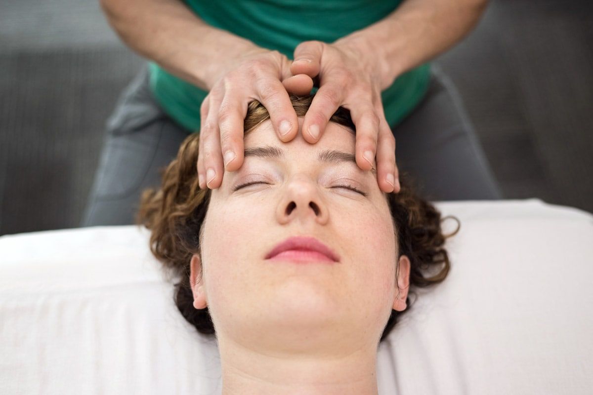 Photo of a person receiving a Swedish Massage