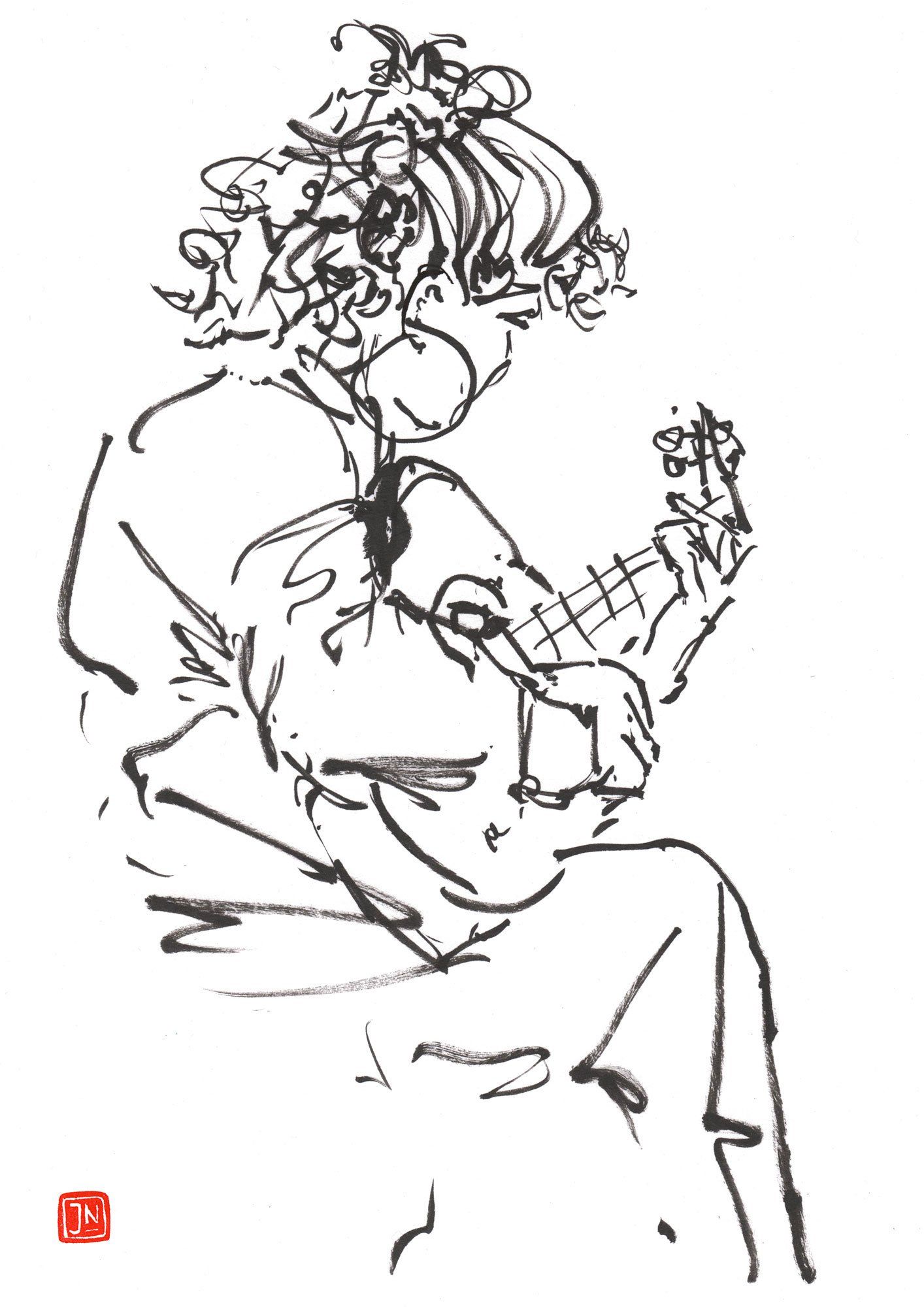 Flamenco guitarist