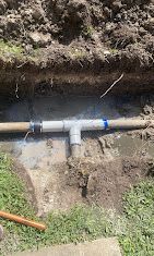 A Pipe Join On The Ground — Old Mate Plumbing Co in Hollywell, QLD