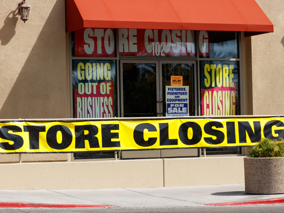 A store that is going out of business
