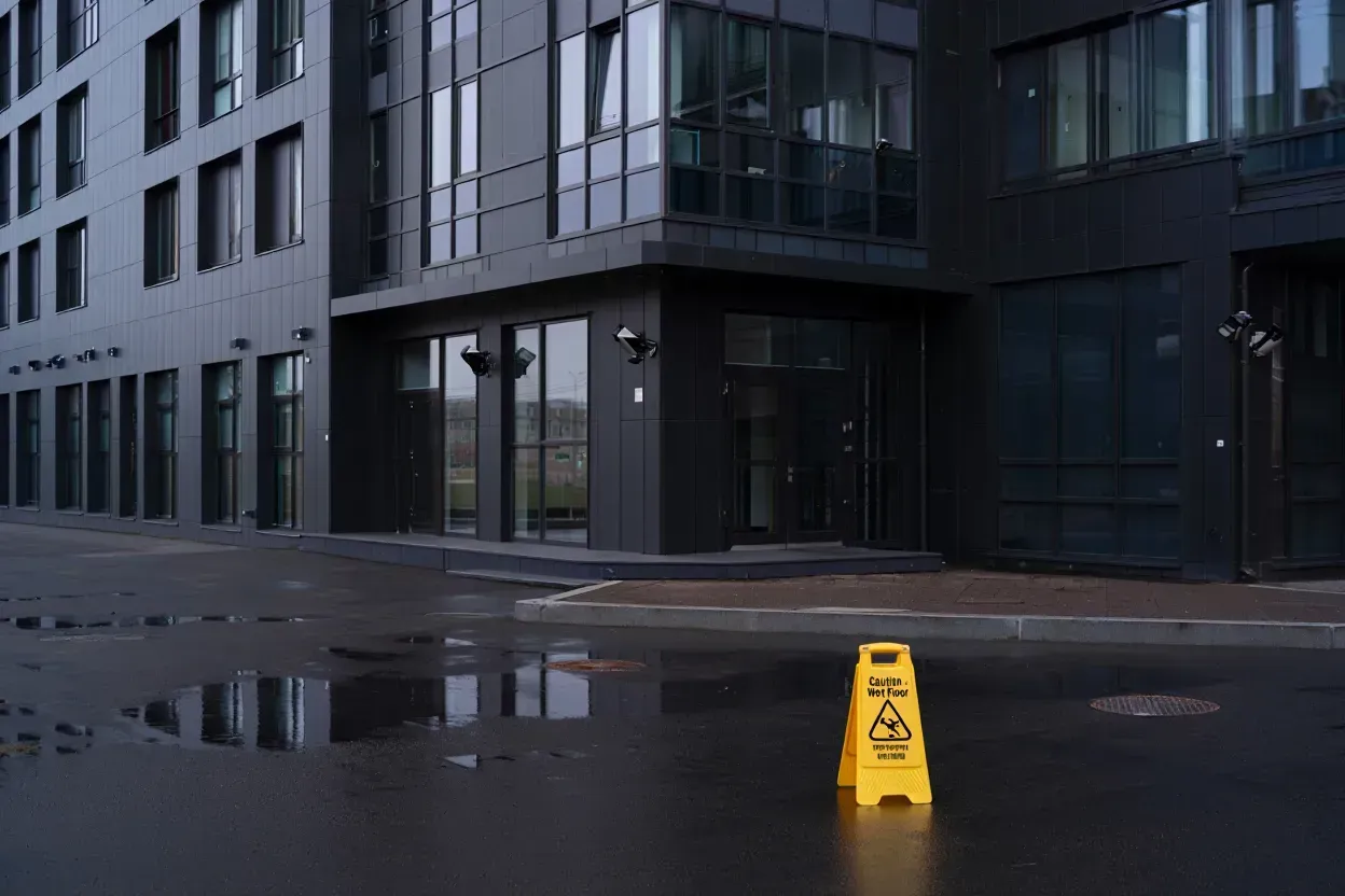 A green Publix Food & Pharmacy sign mounted on a white and beige building exterior against a blue sky.