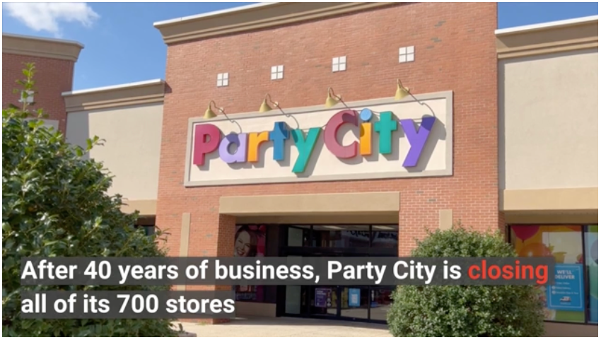 Party city is closing all of its 700 stores