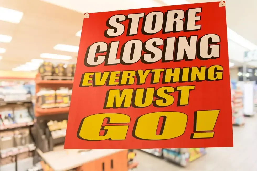 A store is closing and everything must go