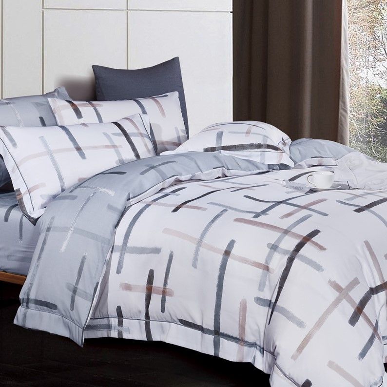 床包組【小時光】皇家系列｜200織｜53%萊賽爾｜台灣製｜單品｜含枕套｜米力家居 MilliHome