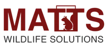 The logo for Matt's Wildlife Solutions The logo for Matt's Wildlife Solutions