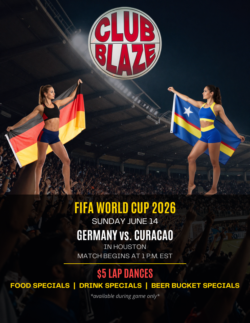 Club Blaze presents FIFA World Cup 2026 Germany vs. Curaçao