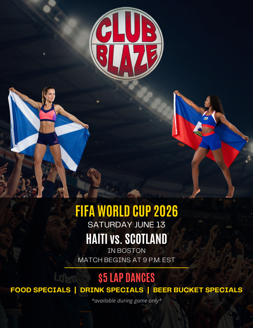 Club Blaze presents FIFA World Cup 2026 Haiti vs. Scotland