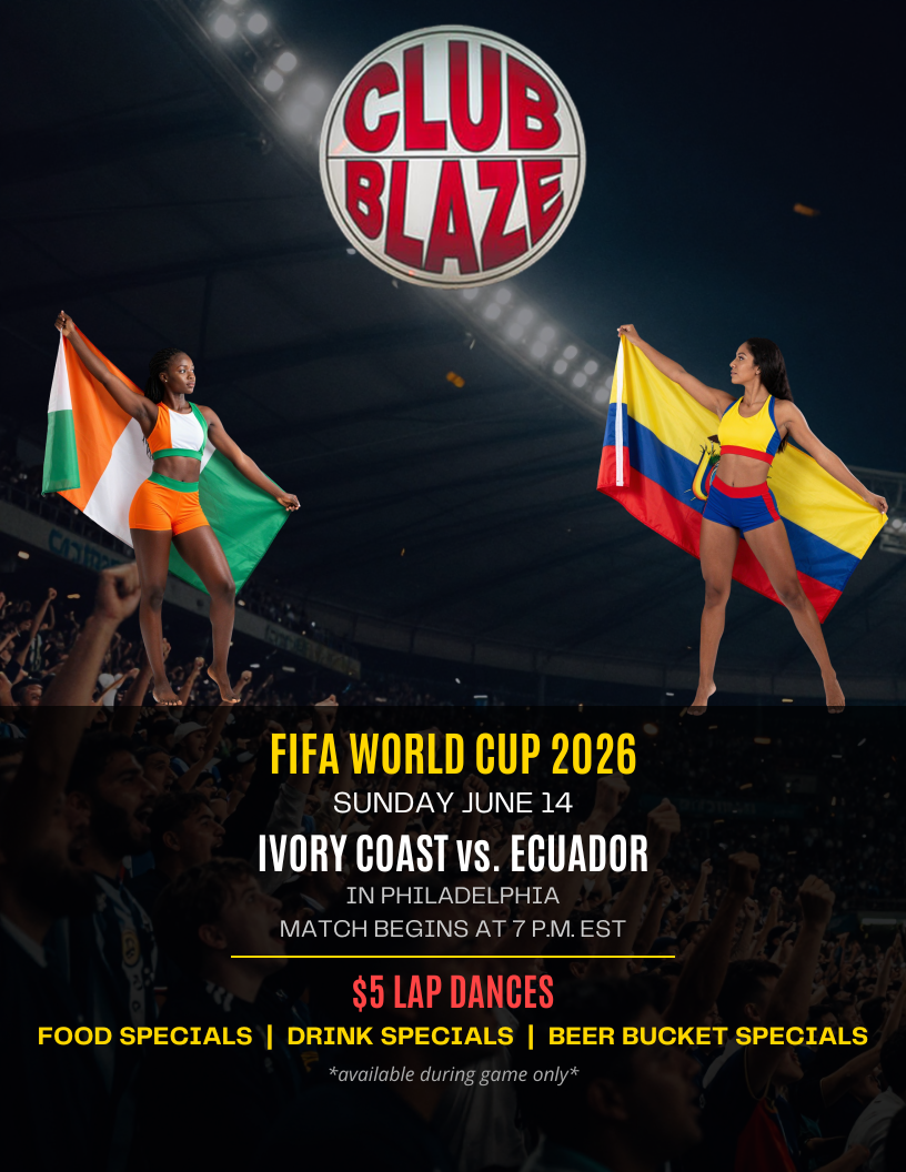 Club Blaze presents FIFA World Cup 2026 Ivory Coast vs. Ecuador