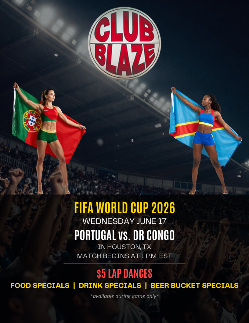 Club Blaze presents FIFA World Cup 2026 Portugal vs DR Congo