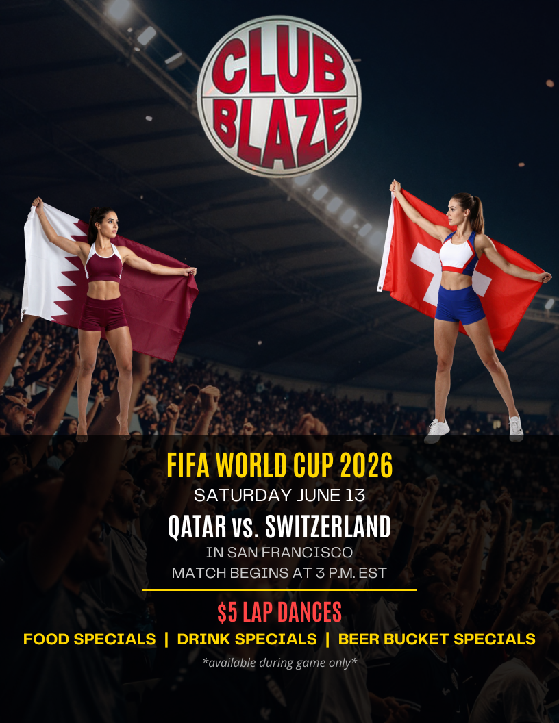 Club Blaze presents FIFA World Cup 2026 Qatar vs. Switzerland