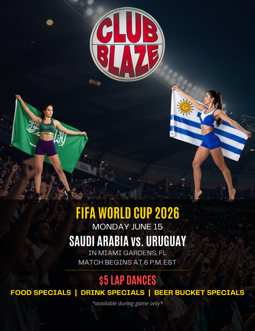 Club Blaze presents FIFA World Cup 2026 Saudi Arabia vs Uruguay