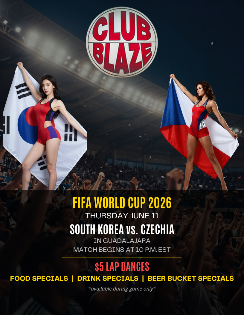 Club Blaze presents FIFA World Cup 2026 South Korea vs. Czechia
