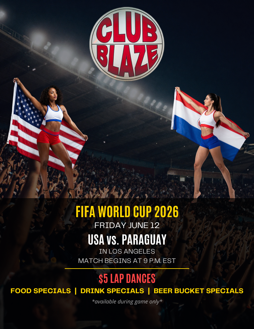 Club Blaze presents FIFA World Cup 2026 USA vs. Paraguay