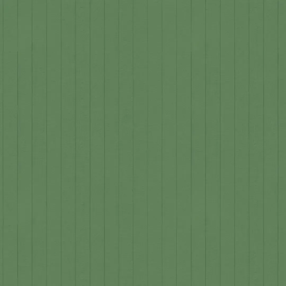 Green wooden planks arranged vertically.