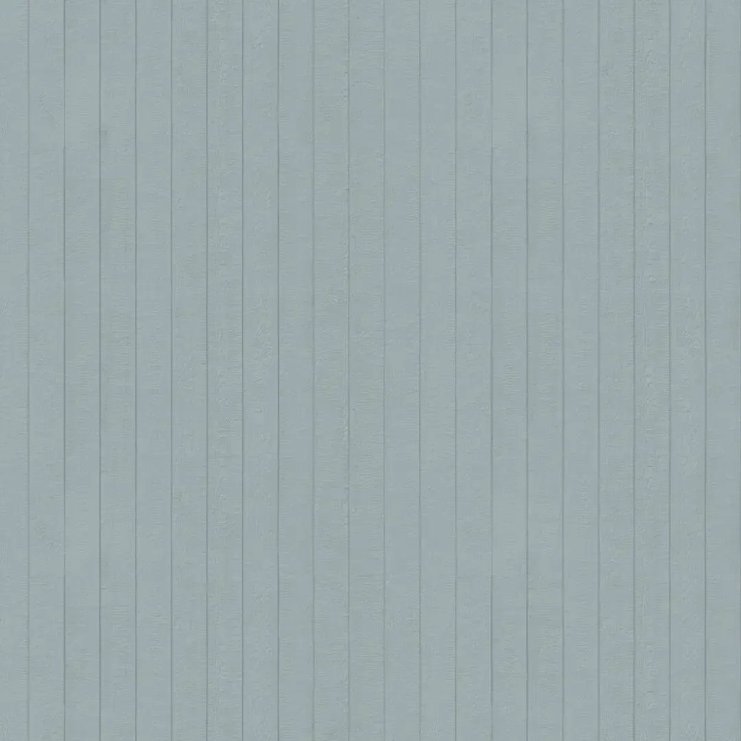 Vertical blue-grey wooden planks.