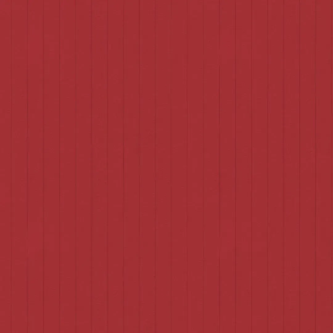 Red textured background with vertical lines.