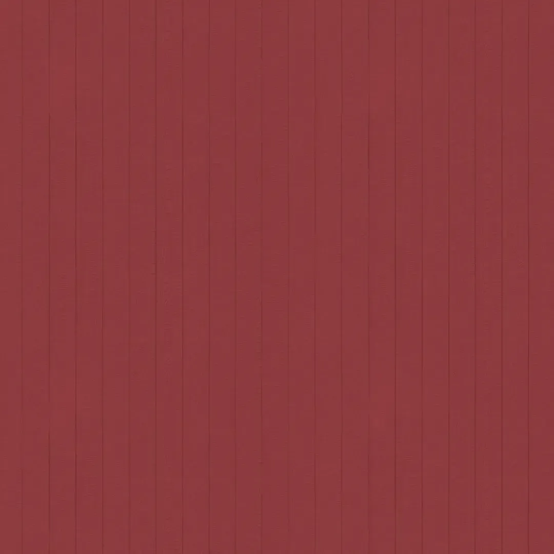 Red background with thin, vertical lines.