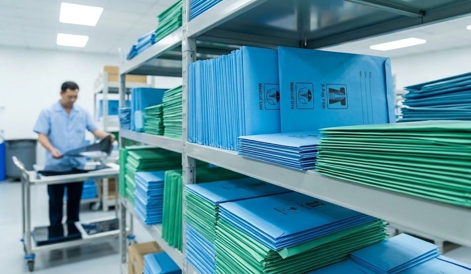 A pile of copper pipes and wires in a bin.