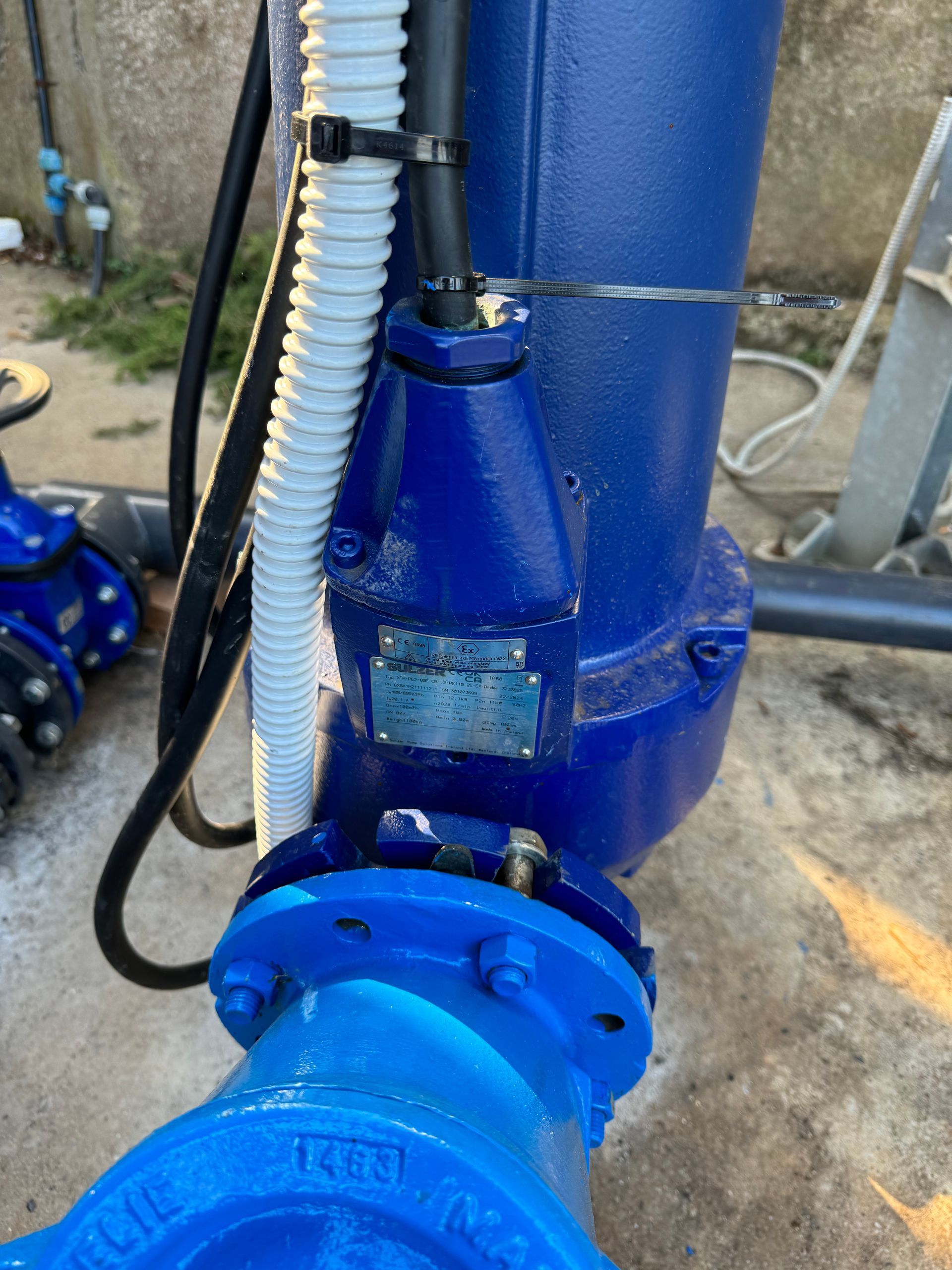 POMPA SULZER XFP IN CAMERA ASCIUTT