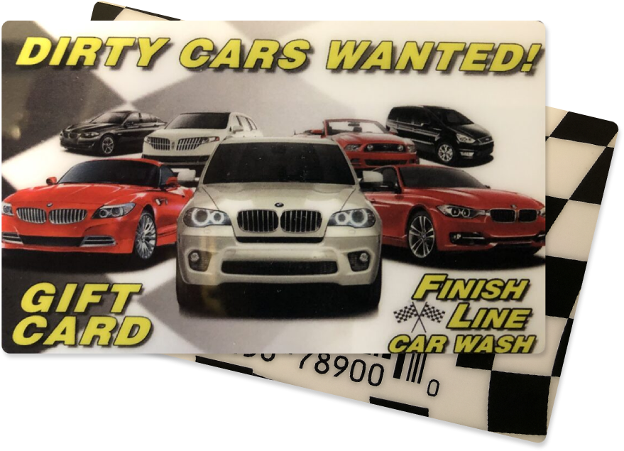 Finish line car wash in ohio with free vacuums. Solon Ohio. Gift cards carwash