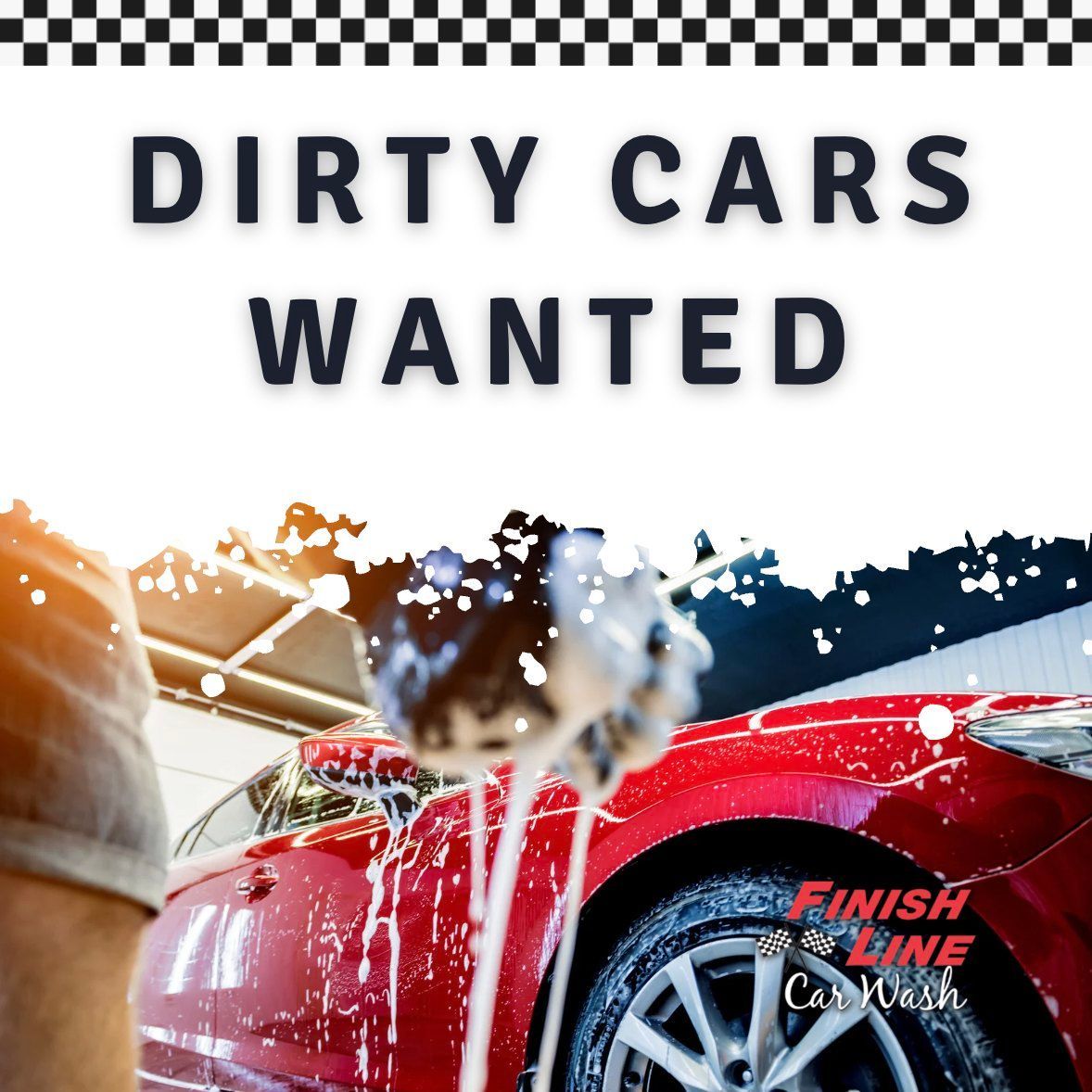 Finish line car wash in ohio with free vacuums. Solon Ohio Dirty Cars Wanted