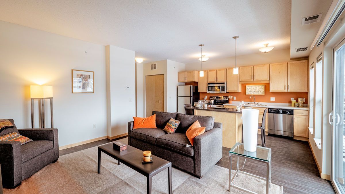 apartment floor plan.