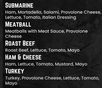 top pizza restaurant sandwich menu torrence CA
