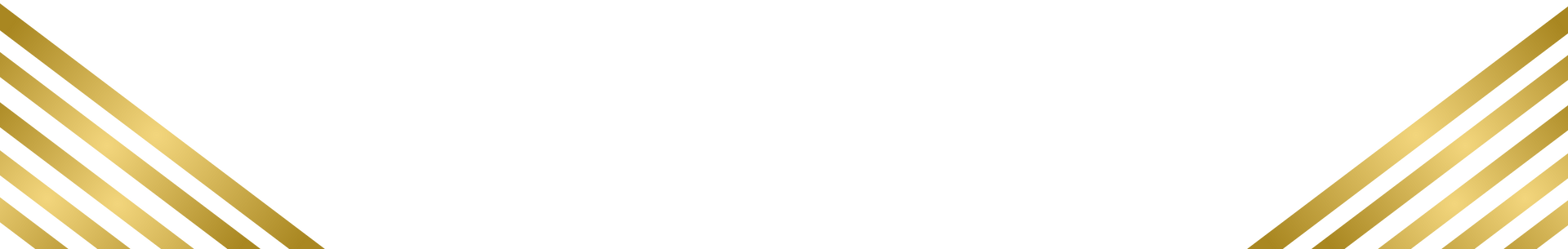 There are two gold stripes on a white background.