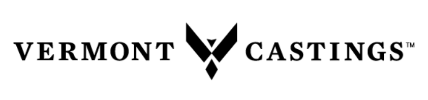 A black and white logo for vermont castings