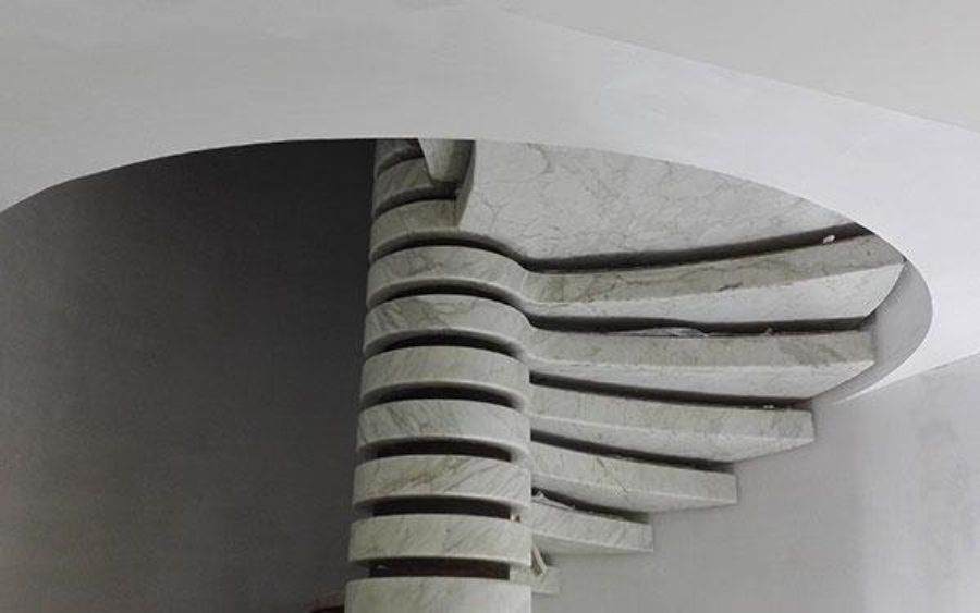 vano scala in cartongesso