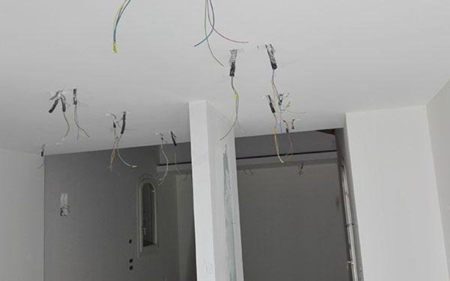 punti luce nei pannelli in cartongesso