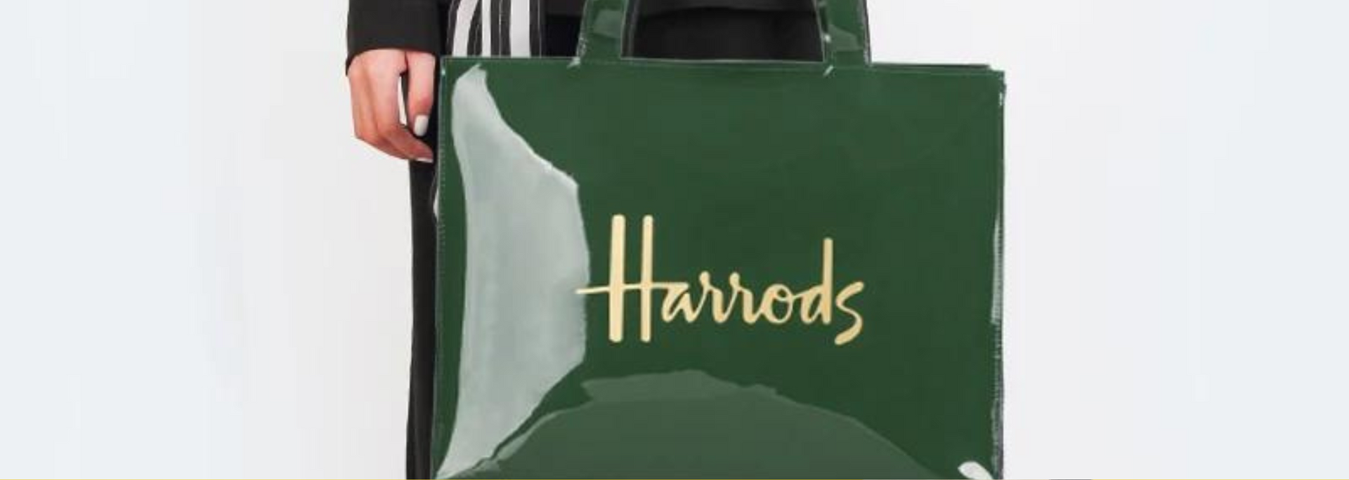 Picture of a Harrods bag.