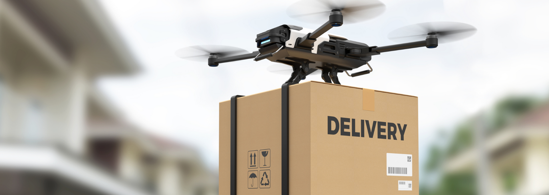 Picture of a delivery drone.