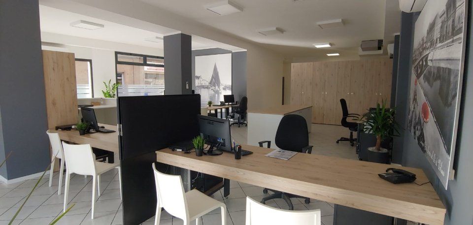 progetto di arredamento per locali