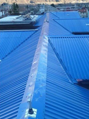 linee vita su coperture industriali