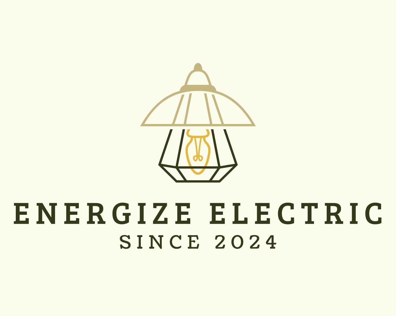 A logo for energize electric since 2024