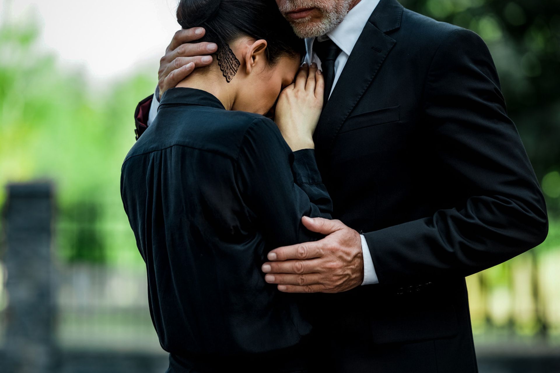 Peaceful memorial setting symbolizing grief support and funeral planning