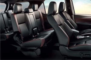 The Toyota Fortuner GR-S, a top SUV with 7 beautiful leather seats, is available for self-drive car rental in Palawan, specifically in Puerto Princesa, offering both style and comfort.