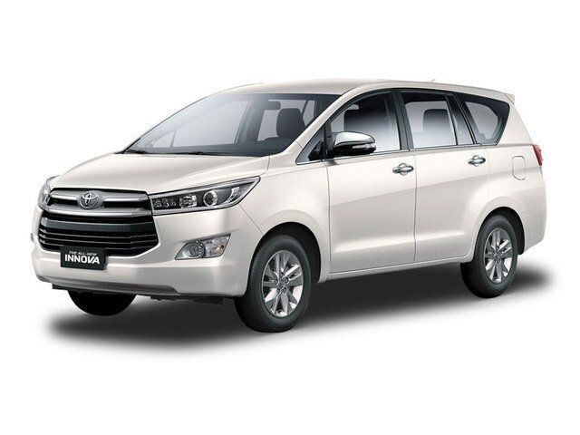 The new Toyota Innova 2.8, known for its fuel efficiency and impressive speed, featuring an eco mode, perfect for self-drive adventures in Palawan.