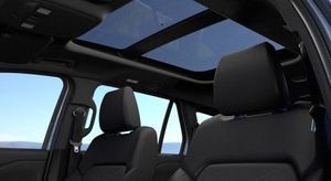 Luxury Ford Everest Next Gen SUV with sunroof available for car rental in Palawan Philippines