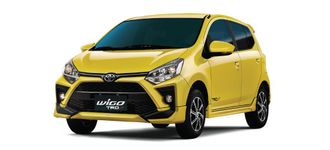Toyota Wigo hatchback available for self-drive rental in Palawan, specifically in Puerto Princesa, Philippines, offered by a local car rental service.