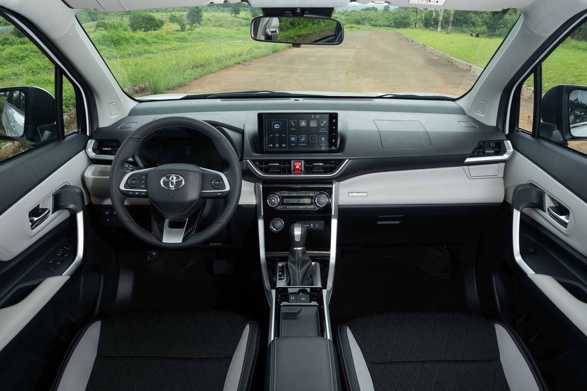 Toyota Veloz with a luxurious interior, perfect for VIP car rental services in Palawan, specifically in Puerto Princesa.