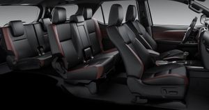 The Toyota Fortuner, equipped with 7 full leather seats, is a perfect choice for car rental in Palawan, Philippines, providing both comfort and style.