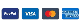 We accept credit cards and PayPal for rentals Credit card payment symbol indicating that we accept all types of credit cards and PayPal for car rental payments in Palawan, ensuring convenient and secure transactions for our customers.