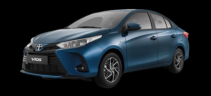 Toyota Vios available for car hire in Palawan, offering a sleek and fuel-efficient option for exploring the island’s scenic roads and attractions.