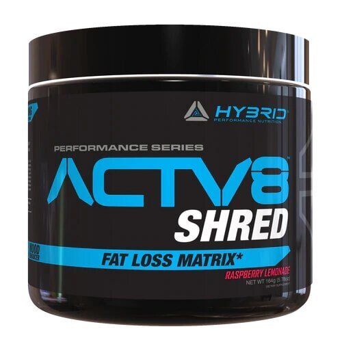 Hybrid Nutrition Actv8 Shred 40 serves — Fat Burners in Dapto, NSW